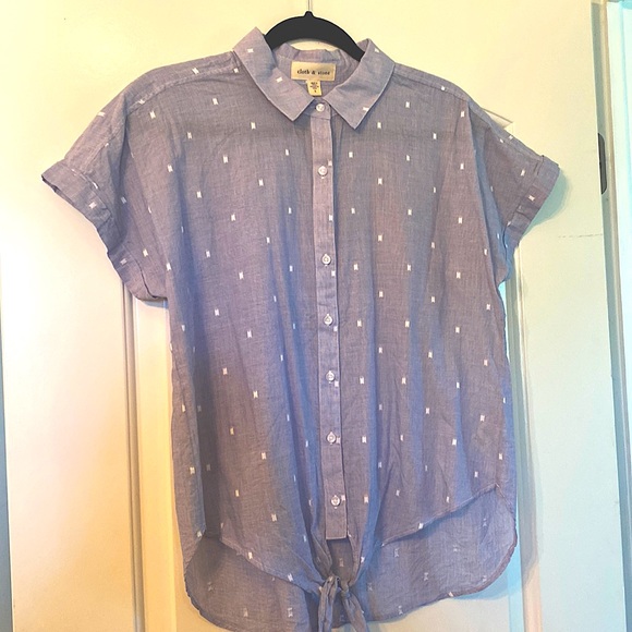 Cloth & stone button tunic - Picture 2 of 5